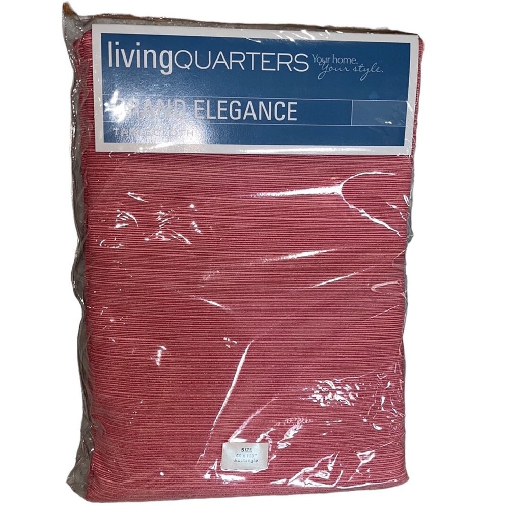 Living Quarters ‘Blush’ 60”x120” Rectangular Tablecloth~NIP